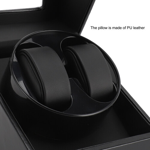 Double USB Automatic Watch Winder Box for 2 Watches – Quiet Motor, Eco-Friendly 2