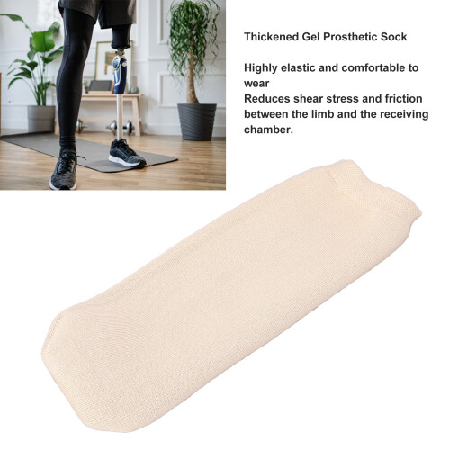 Dicke Gel-Prothese-Socke, Baumwoll-Silikon, groß 2