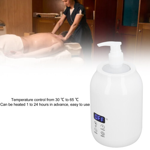 Portable Massage Oil Warmer with LED Touchscreen, Adjustable Temperature 2