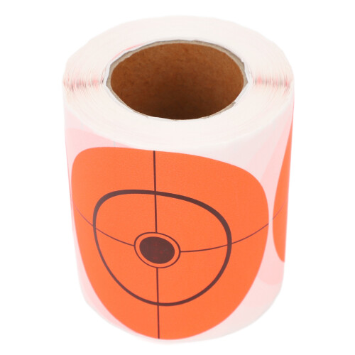 Archery Practice 200 Self Adhesive Target Stickers Roll - Red
