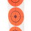 Archery Practice 200 Self Adhesive Target Stickers Roll - Red 12