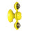 Windmill Cat Toy Rotating Interactive Wall Door Yellow 69x75x158mm 7