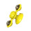 Windmill Cat Toy Rotating Interactive Wall Door Yellow 69x75x158mm 1