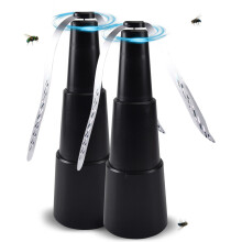 Fliegenklatschen-Fan 2xAA, 260 x 85 mm, Schwarz, 2er-Pack