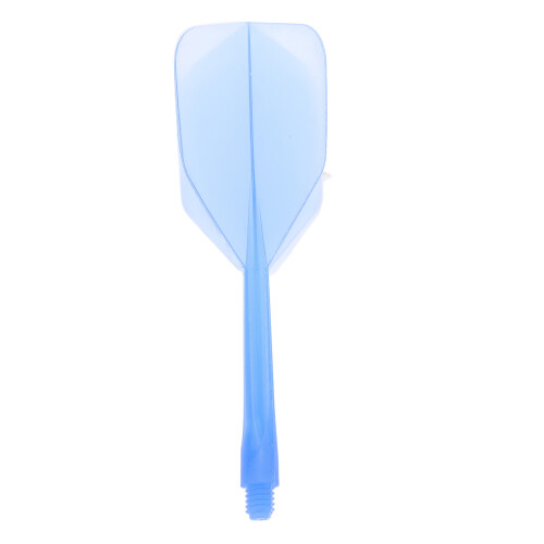 Integrierter einteiliger Schaft & Flights, 10 Stück, blau 2
