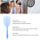 Integrierter einteiliger Schaft & Flights, 10 Stück, blau 4