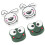 4 PCS Tennis Racket Vibration Dampener Cartoon 2