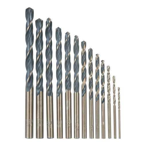 E16875-1 13 pezzi Punte da trapano HSS, 1,5–6,5 mm, ottone 1