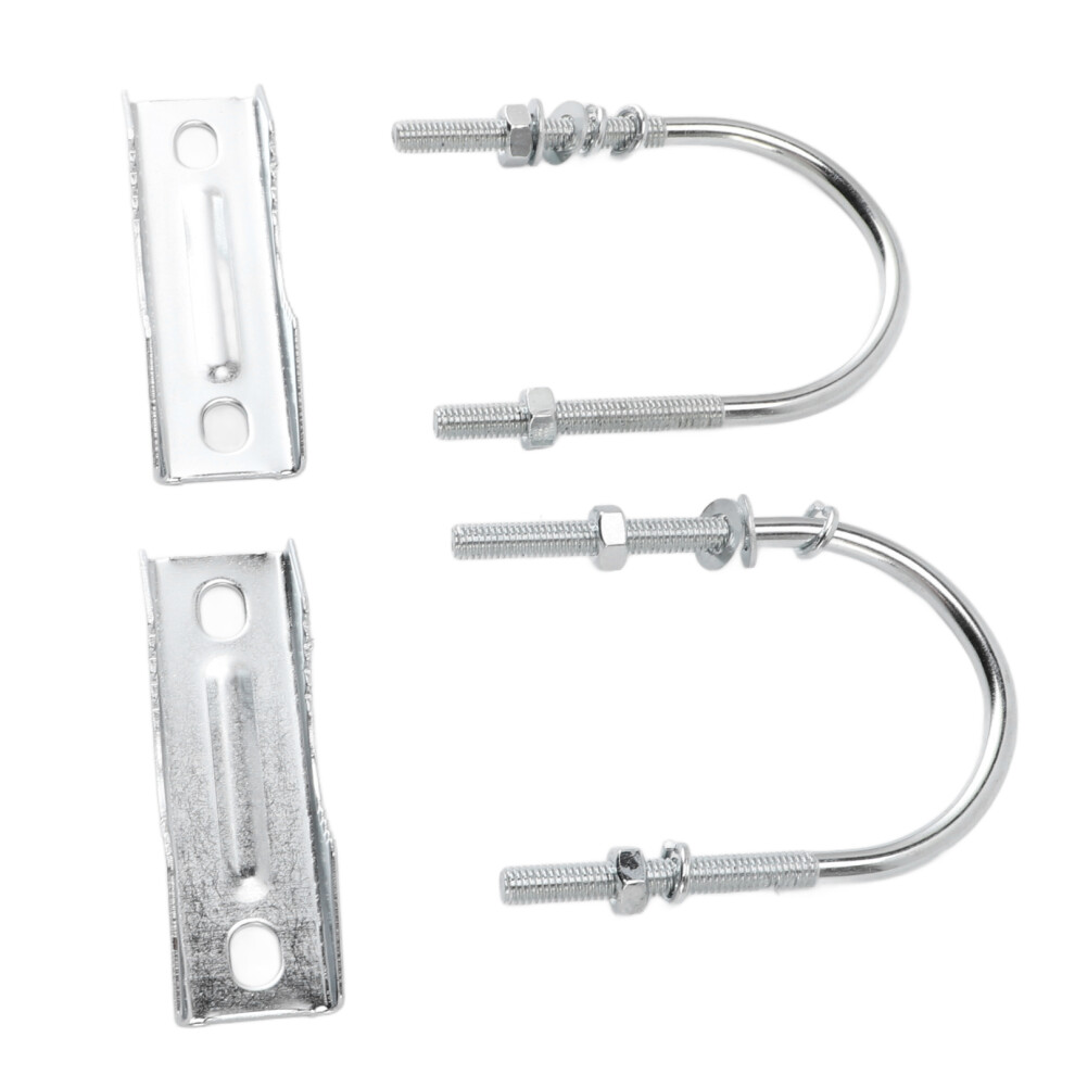 Double Iron Antenna Mast Clamp Kit With U Bolts, Mast To Mast Mount 7901331593885