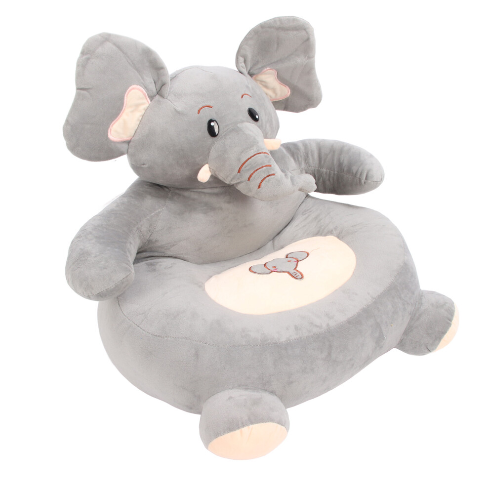 Soft Plush Kids Elephant Chair - Crystal Velvet, Comfortable & Compact-image-OPC-PJ9Y9RR-NEW