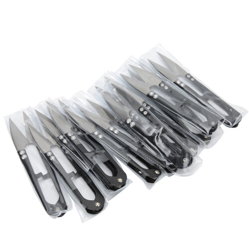 12Pcs Spring Yarn Scissors SK5 High Carbon Steel