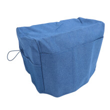 600D Oxford Nähmaschinenhülle mit Taschen, Blau, 46x21x32cm