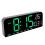 Digitaler Wecker Großes grünes LED-Display 12/24H 13