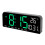 Digitaler Wecker Großes grünes LED-Display 12/24H 14