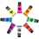 10ml Body Paint Set Blacklight Face and Body Paint 6