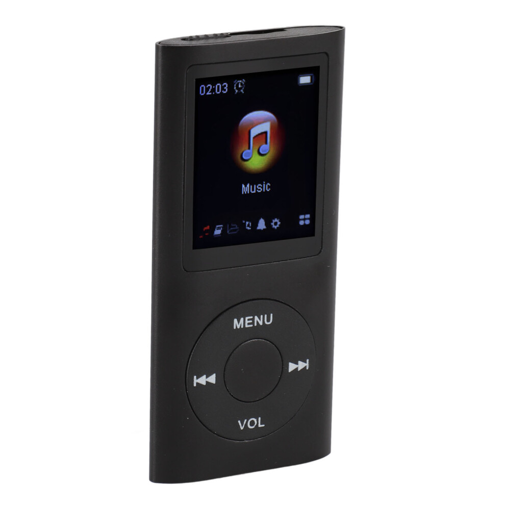 Usb Rechargeable 1.8" Mp3 Player 8Gb With Hifi Sound & Modes Black 8421331598820