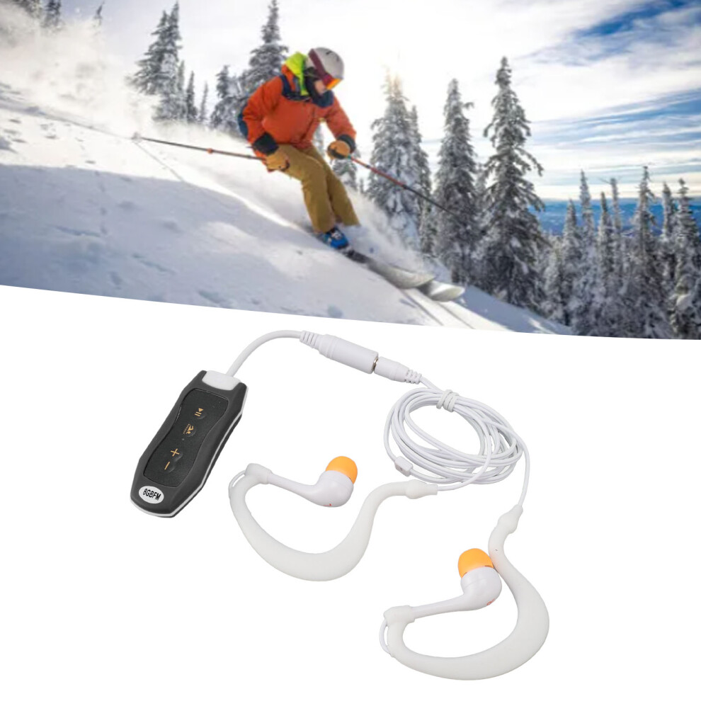 8Gb Ipx8 Waterproof Mp3 Player & Earphones For Swimming & Diving Black 8051331598706