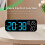 Digitale Uhr, 17,5x3,5x6,8 cm, 3xAAA, Schwarz 6
