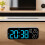 Digitale Uhr, 17,5x3,5x6,8 cm, 3xAAA, Schwarz 10