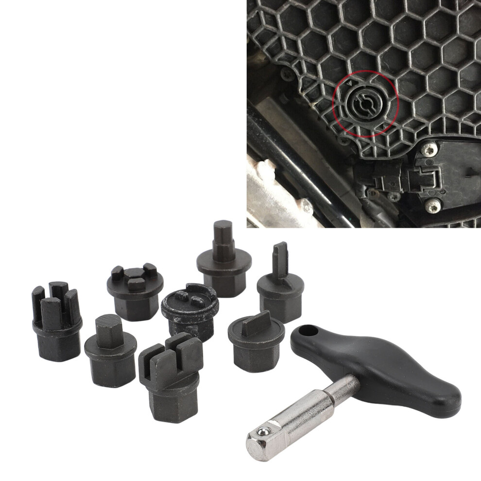 9Pcs Metal Oil Pan Drain Plug Repair Kit For Plastic Oil Sump Drains 4681331599010