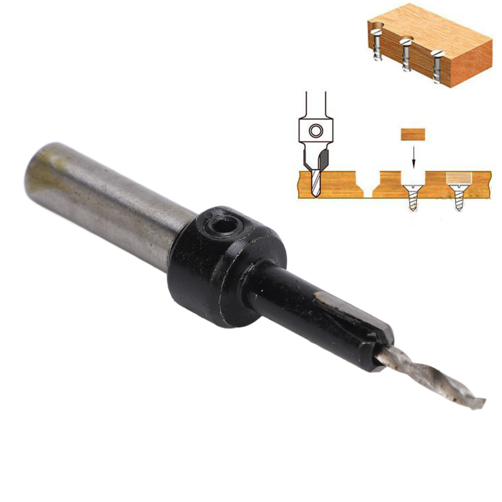 Tapered Countersink Drill Bit 2.5X6mm With Hex Wrench For Smooth Holes 9311331603923