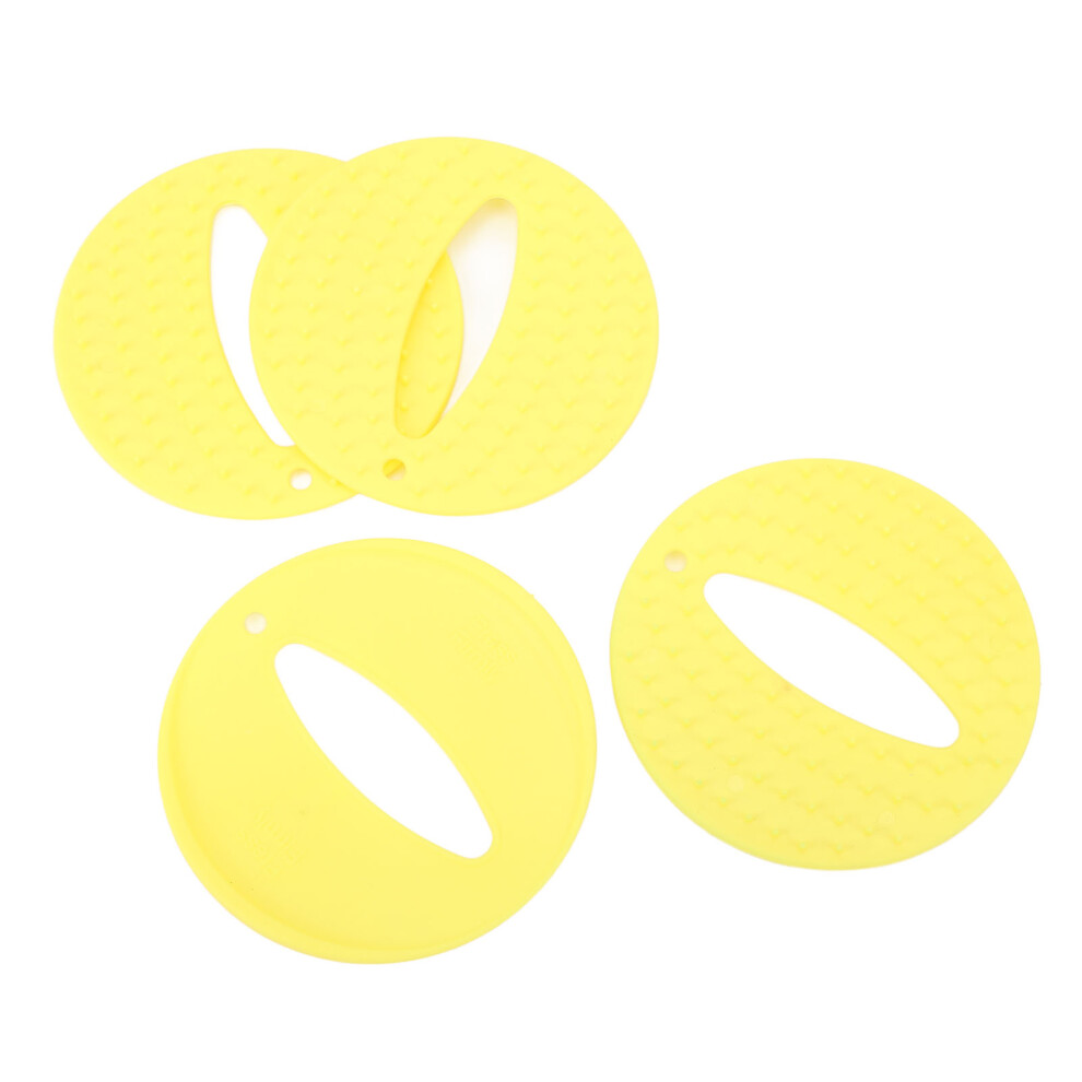 Yellow 4Pcs Shot Helper Device Reusable Pain Relief Pads For Immunizations
