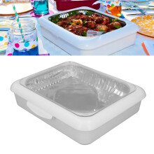 Set porte-plateau en aluminium avec couvercle, léger, 24.3oz