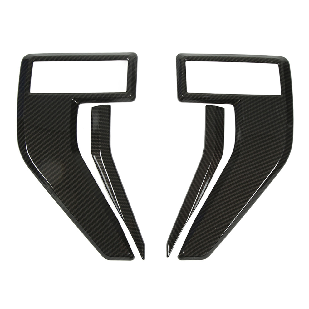 Side Vent Fender Badge Emblem Cover Trim Carbon 9121376074912