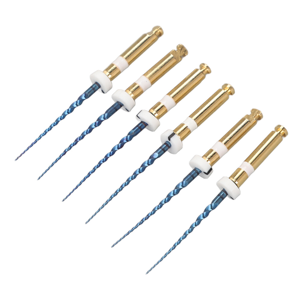 6pcs S2 Endodontic Files Large Tapered Metal Set, Portable
