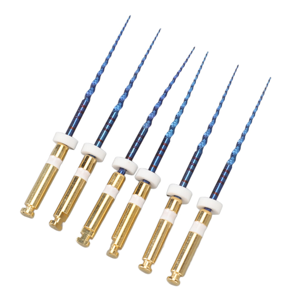 6pcs S2 Endodontic Files Large Tapered Metal Set for Home Use