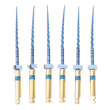 6 Stück F3 Endodontie-Dateien Set, Metall, Tapered, 1 Zoll, Für Zahnärzte