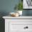 Noa and Nani Karlstad Bedside Table with Drawer in Classic White 5