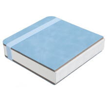 30 Blatt Wassermalblock Skizzenbuch 10x10cm Tragbar Blau Feinste Körnung
