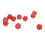 Lightweight 10PC Red Polyhedral Dice Set 20 Sided for Tabletop RPG Gaming 1