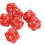 Lightweight 10PC Red Polyhedral Dice Set 20 Sided for Tabletop RPG Gaming 5