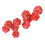 Lightweight 10PC Red Polyhedral Dice Set 20 Sided for Tabletop RPG Gaming 8