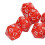 Lightweight 10PC Red Polyhedral Dice Set 20 Sided for Tabletop RPG Gaming 9