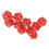 Lightweight 10PC Red Polyhedral Dice Set 20 Sided for Tabletop RPG Gaming 12