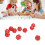 Lightweight 10PC Red Polyhedral Dice Set 20 Sided for Tabletop RPG Gaming 16