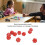 Lightweight 10PC Red Polyhedral Dice Set 20 Sided for Tabletop RPG Gaming 4