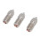 3Pcs 3D Printer Nozzles M6 Copper Plated CHT High Speed 0.4mm Replacement Set 1