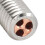 3Pcs 3D Printer Nozzles M6 Copper Plated CHT High Speed 0.4mm Replacement Set 8