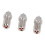 3Pcs 3D Printer Nozzles M6 Copper Plated CHT High Speed 0.4mm Replacement Set 15