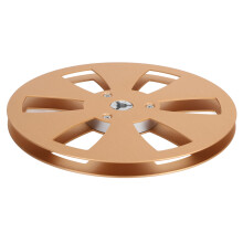 1/4-Zoll 7-Zoll Aluminium 6-Loch leere Bandspule Gold