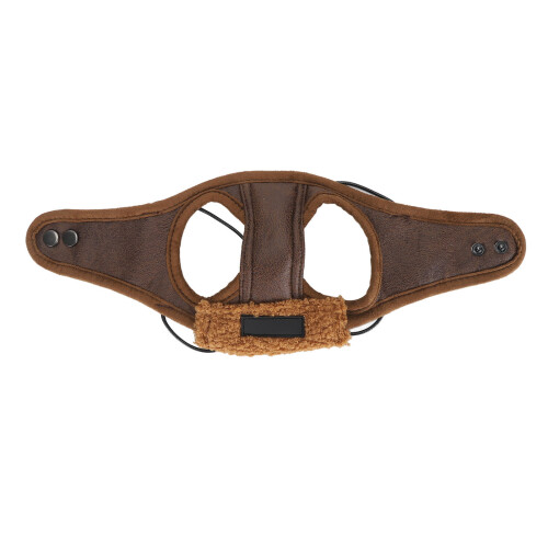 Hund Fliegerhut kaffeefarben 48cm/18.9in Kaschmir 2