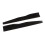 2PCS Car Body Styling Side Skirt Black Glossy ABS 9
