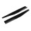 2PCS Car Body Styling Side Skirt Black Glossy ABS 5