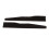 2PCS Car Body Styling Side Skirt Black Glossy ABS 4