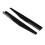 2PCS Car Body Styling Side Skirt Black Glossy ABS 6