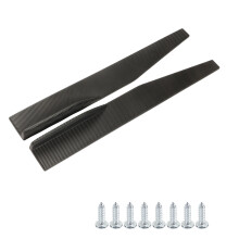 2PCs Side Skirt Winglet Carbon Fiber Style